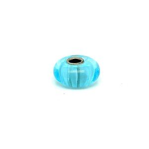 Trollbeads‎ Light Blue Stripe Bead